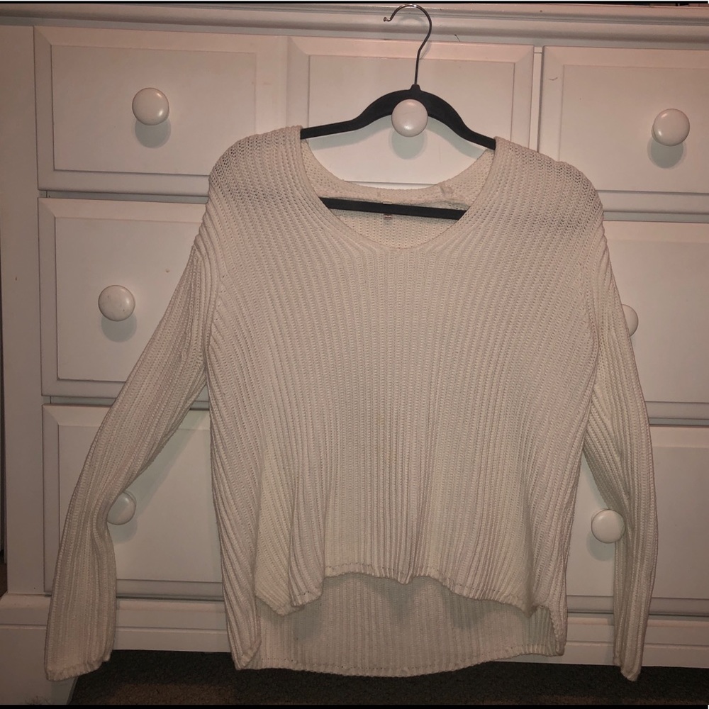 White Knit Sweater